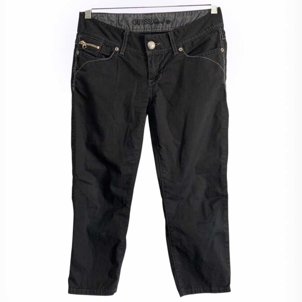 Guess Jeans Vintage Y2K Black Denim Capris